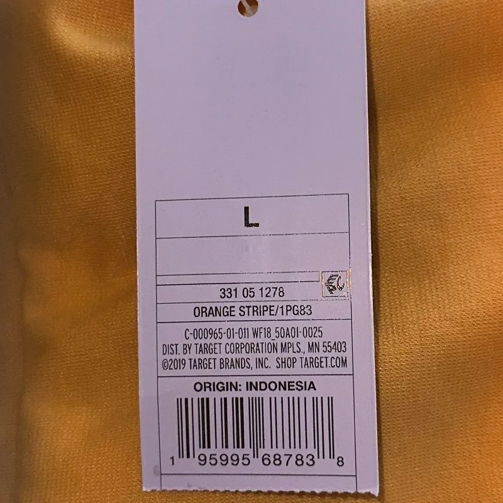 Wild Fable Orange Retro Tennis Skirt Size Large High Waist Athletic Style